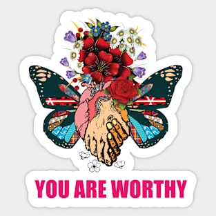 worthy 2 Sticker